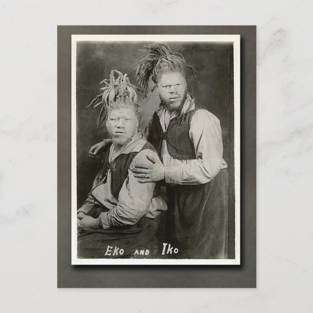 Circus Performers: Eko und Iko "Männer aus Mars" Postkarte (Vorderseite)