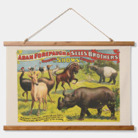 Circus Poster für Adam Forepaugh & Sells Brothers