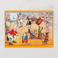 Circus Puzzle - Postkarte