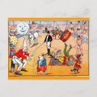 Circus Puzzle - Postkarte