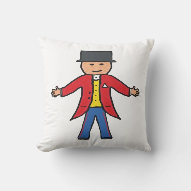 Circus Ringmaster Kissen (Vorderseite)