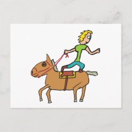 Circus Rodeo Reiten Postkarte