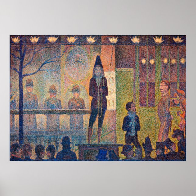 Circus Sideshow - Berühmte Malerei Poster (Vorne)