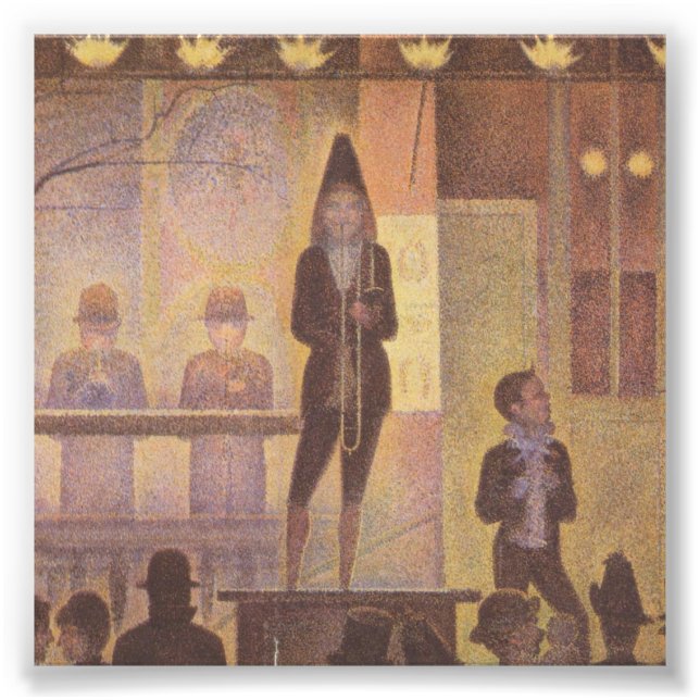 Circus Sideshow by Georges Seurat Fotodruck (Vorne)