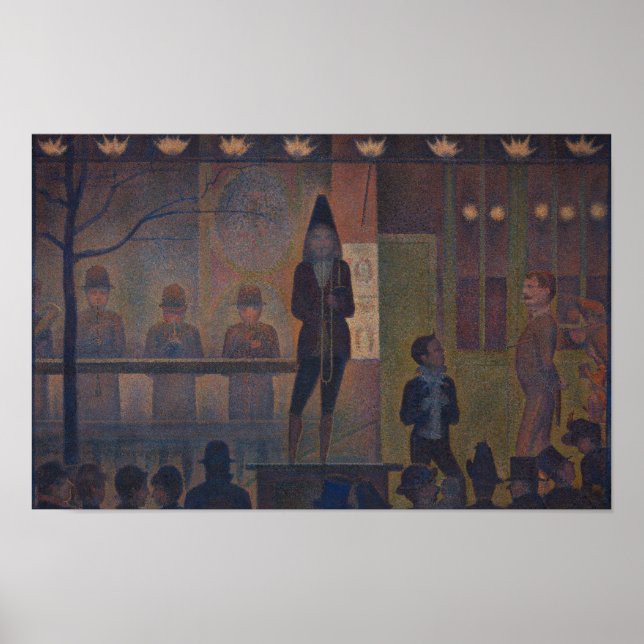 Circus Sideshow by Georges Seurat Poster (Vorne)
