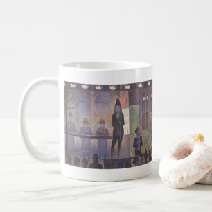 Circus Sideshow by Georges Seurat, Vintage Kunst Kaffeetasse