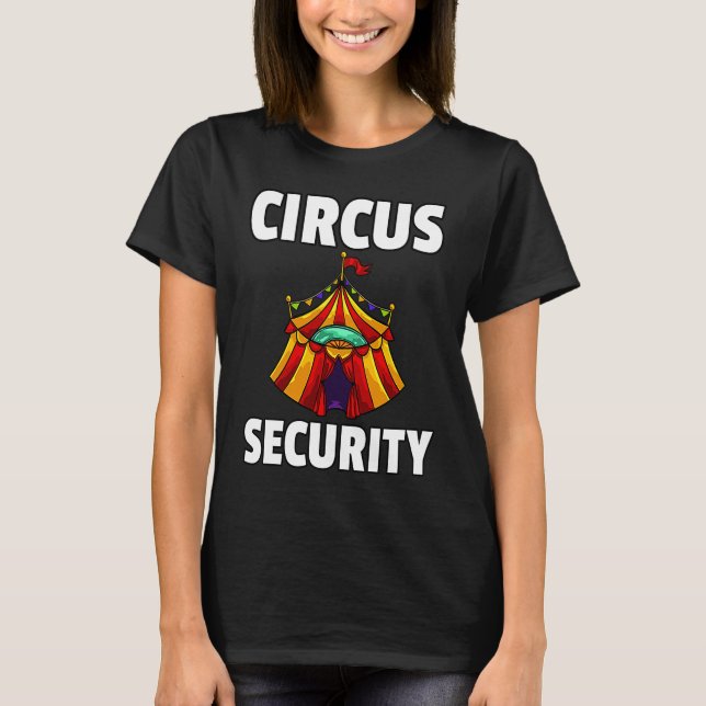 Circus Staff Security Ringmaster Clown T-Shirt (Vorderseite)