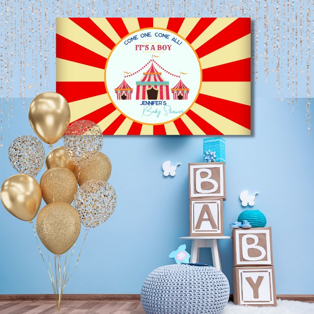 Circus Themed Baby Dusche Party Banner (Von Creator hochgeladen)