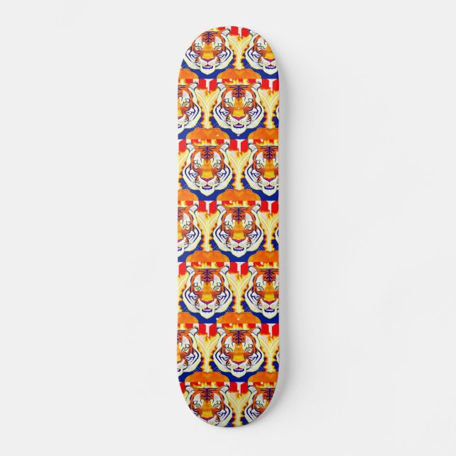 Circus Tiger Skateboard (Vorderseite)