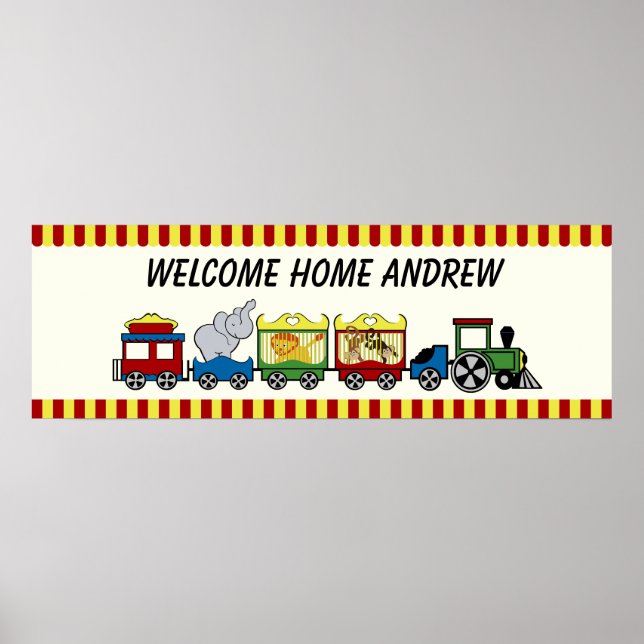 Circus Train Welcome Poster (Vorne)