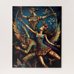 Circus Trapeze Artists Performer Cirque Vaudeville Puzzle