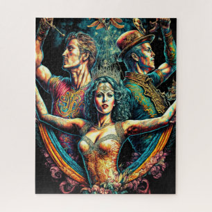 Circus Trapeze Artists Performer Cirque Vaudeville Puzzle