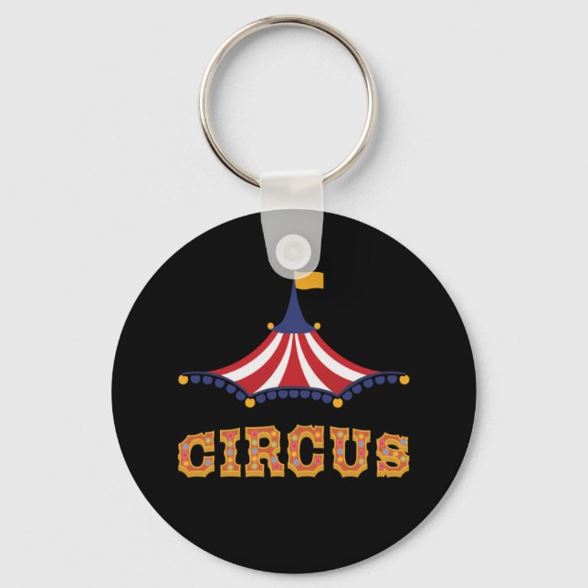Circus Zent Emoticon für Veranstaltungspersonal Schlüsselanhänger (Vorderseite)