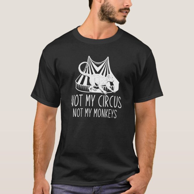 Circus Zoo Animal Chimpanze Affe T-Shirt (Vorderseite)