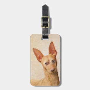 Cirneco dell’Etna Malerei - Niedliche Original Hun Gepäckanhänger