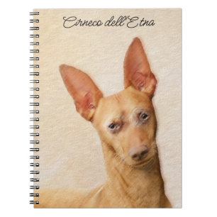 Cirneco dell’Etna Malerei - Niedliche Original Hun Notizblock