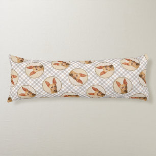 Cirneco dell’Etna Malerei Niedliche Original Hunde Seitenschläferkissen