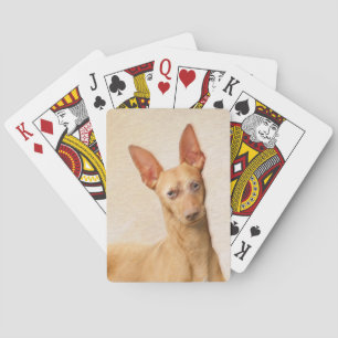 Cirneco dell’Etna Malerei - Süße originelle Hundek Spielkarten