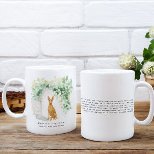 Cirneco dell’Etna   Wasserfarben-Hund & Rasse-Zita Kaffeetasse