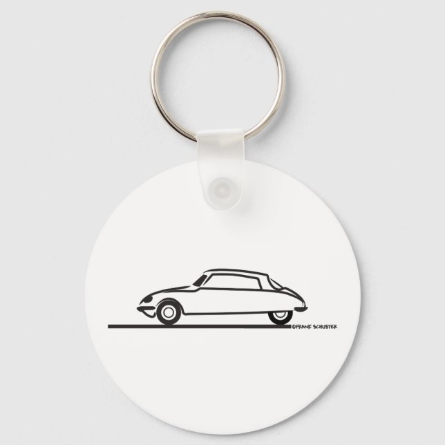 Ciroen DS 21 Pallas Schlüsselanhänger (Vorderseite)