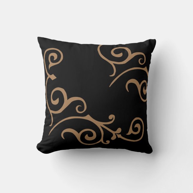 Cirrus Ebony (Tan) Kissen (Vorderseite)