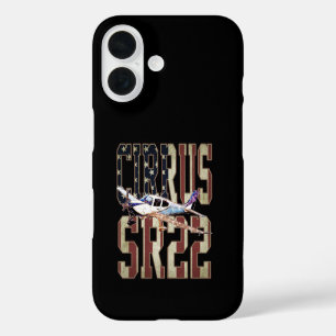 Cirrus SR22 Flugzeug Vintage Vereinigte Staaten Fl iPhone 16 Hülle