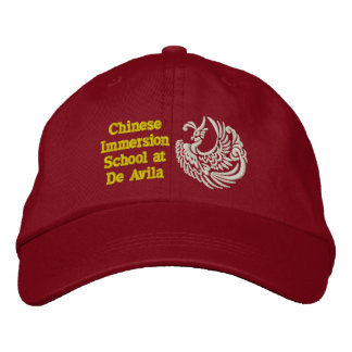 CIS Adult Baseball Cap - Rot Bestickte Baseballkappe