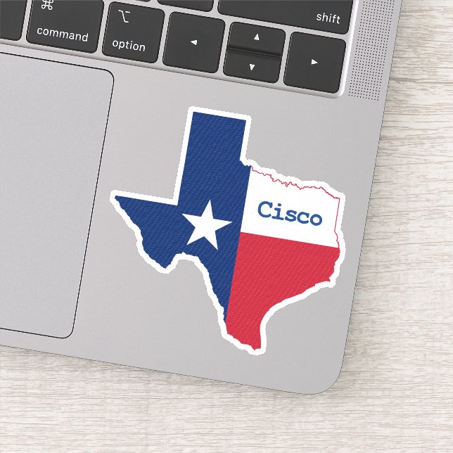 Cisco Texas Aufkleber (Detail)