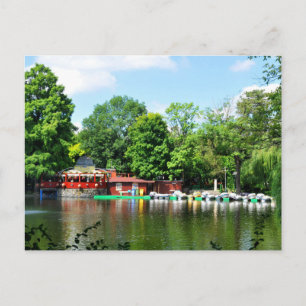 Cismigiu Park in Bucharest, Romania Postkarte