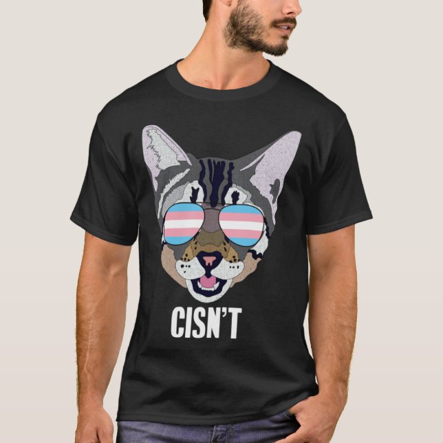 Cisn t  Cat Trans Stolz T-Shirt (Vorderseite)