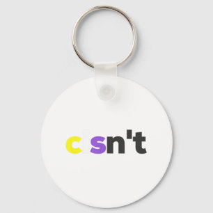 Cisnt Non-Binary Lgbtq Pride - Funny Cisnt Lgbt No Schlüsselanhänger