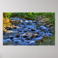 Cispus River HDR, Print w/Scripture Verse