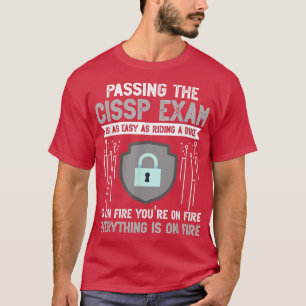 Cissp Eam Motivation Cybersecurity Professional  T-Shirt