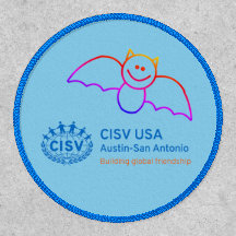 CISV Austin Bat City Round Patch