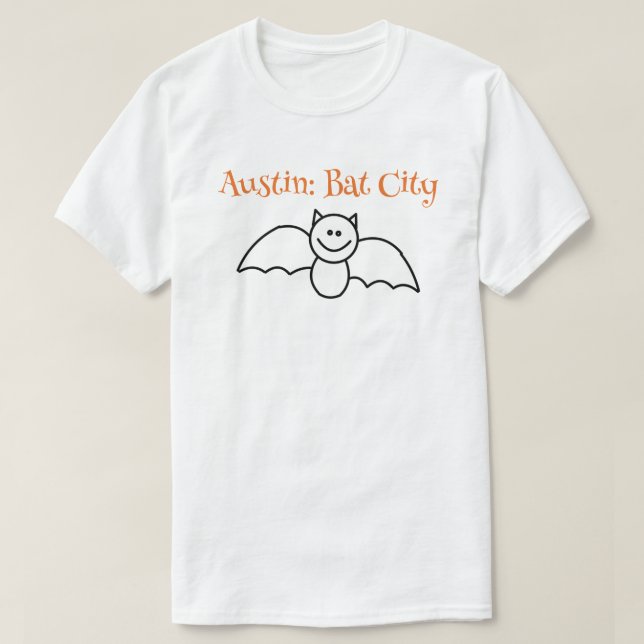 CISV Austin Bat City T - Shirt der Männer (Design vorne)