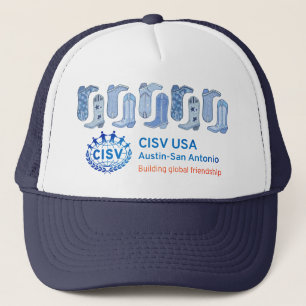 CISV Austin Cowboy Boots Truckerkappe