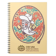 CISV Austin Cowboy Hat and Boost Notebook
