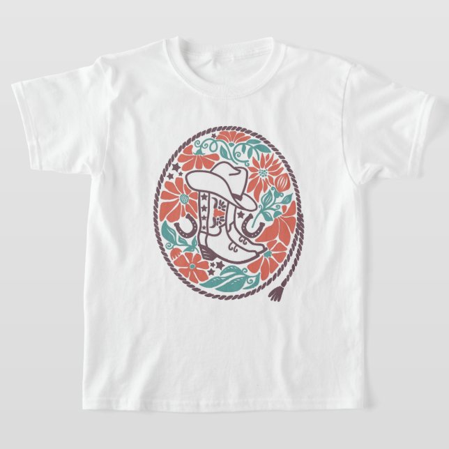 CISV Austin Cowboy Hat, Boots Boy's T-Shirt (Ablage )