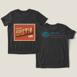 CISV Austin Gruß-T-Shirt Tri-Blend Shirt