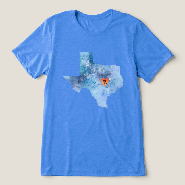 CISV Austin Heart of Texas Men's T - Shirt (Design Vorderseite)