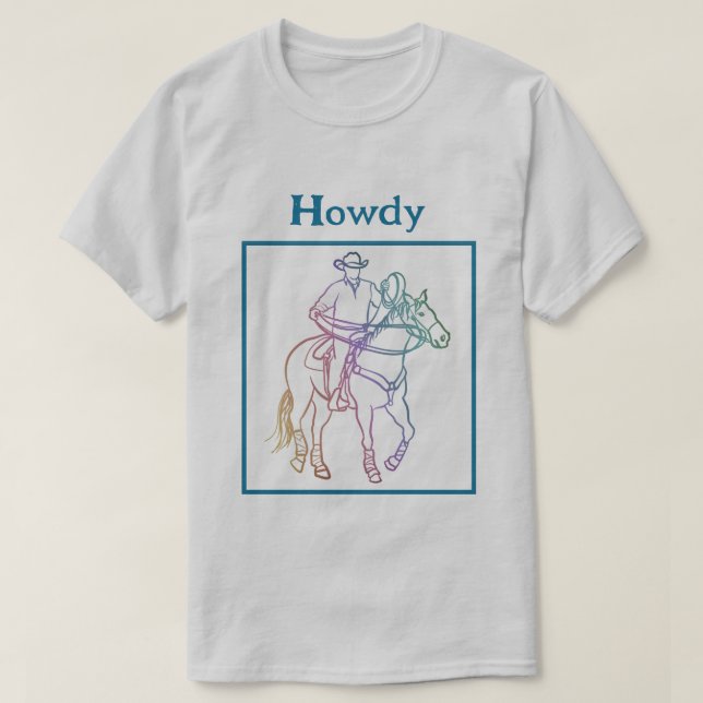 CISV Austin Howdy Cowboy Men T-Shirt (Design vorne)