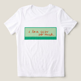 CISV Austin "Ich Liebe CISV so viel." Damen Tri-Blend Shirt