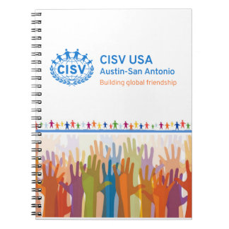 CISV Austin Logo Notizblock