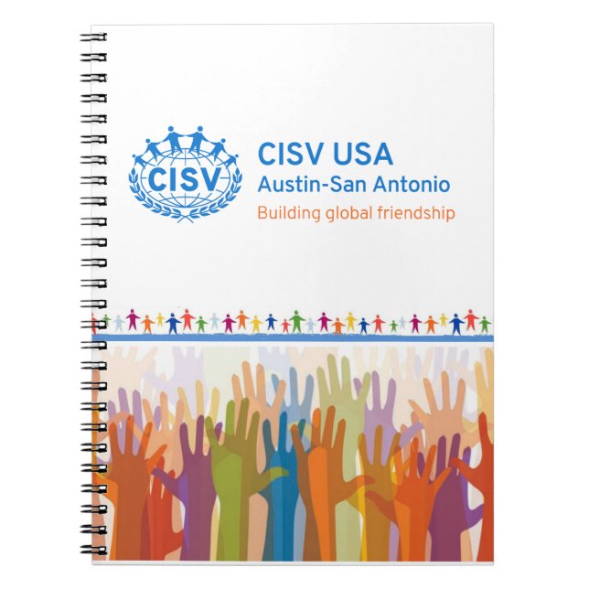 CISV Austin Logo Notizblock (Vorderseite)