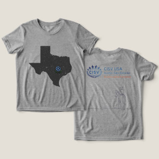 CISV Austin Texas Cowboy Kinder Tri-Blend Shirt