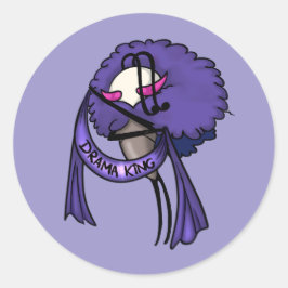 Citadel Drama King 2 Runder Aufkleber