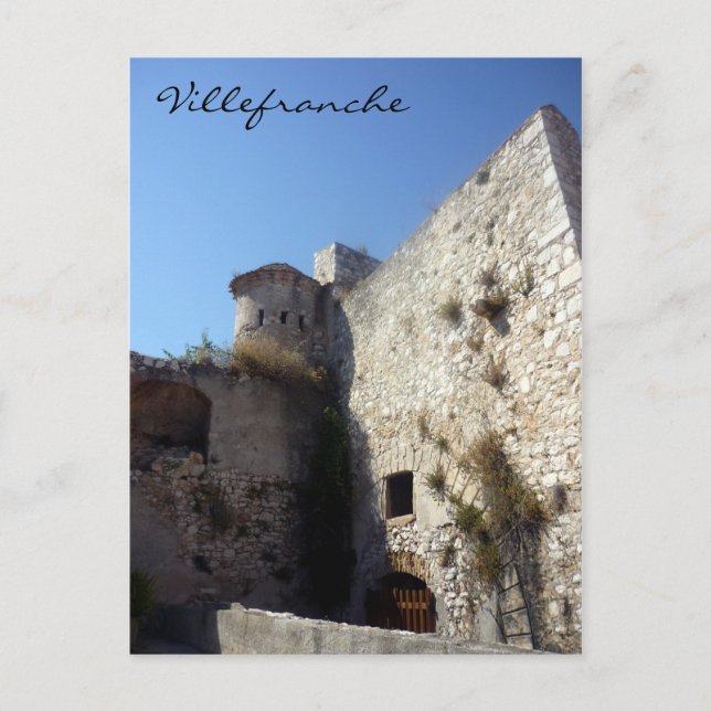 Citadel Villefranche Postkarte (Vorderseite)