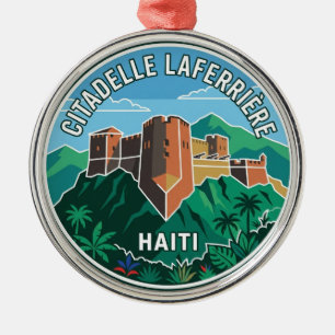 Citadelle Laferrière Haiti Ornament Aus Metall