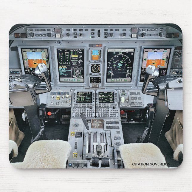 Citation Sovereign Cockpit Mouse Pad Mousepad (Vorne)