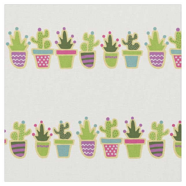 Cite Cactus design mit benutzerdefinierter Hinterg Stoff (Nahaufnahme)